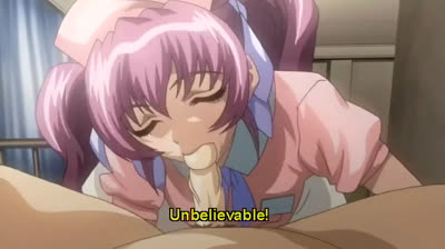 Jolie infirmière hentai taille une pipe